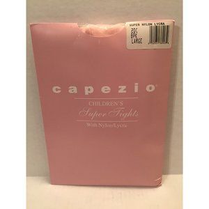 Capezio Childrens Super Tights Nylon Lycra Pink